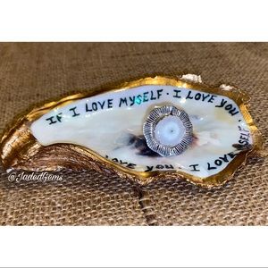 💎 White Solar Quartz Sterling Silver Ring